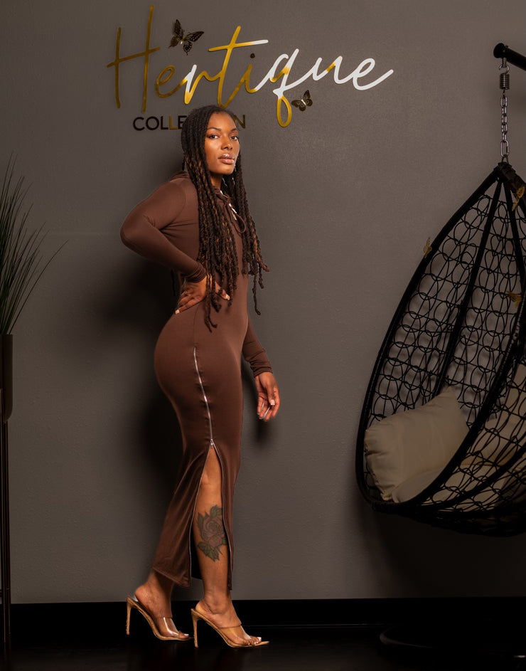 Hoodie Maxi Dress