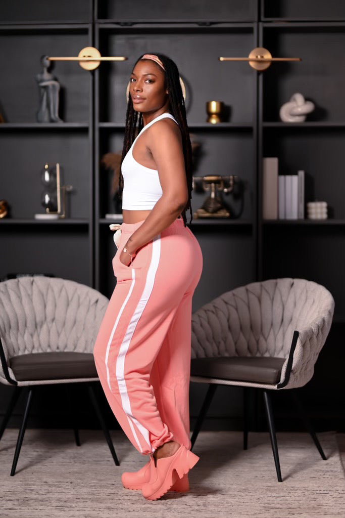 In My Zone Joggers (Coral)