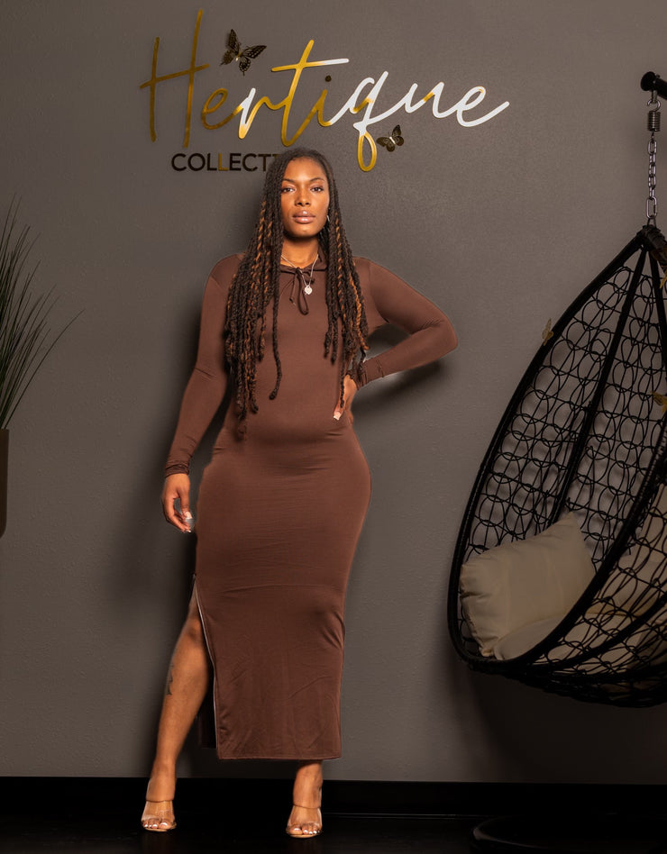 Hoodie Maxi Dress