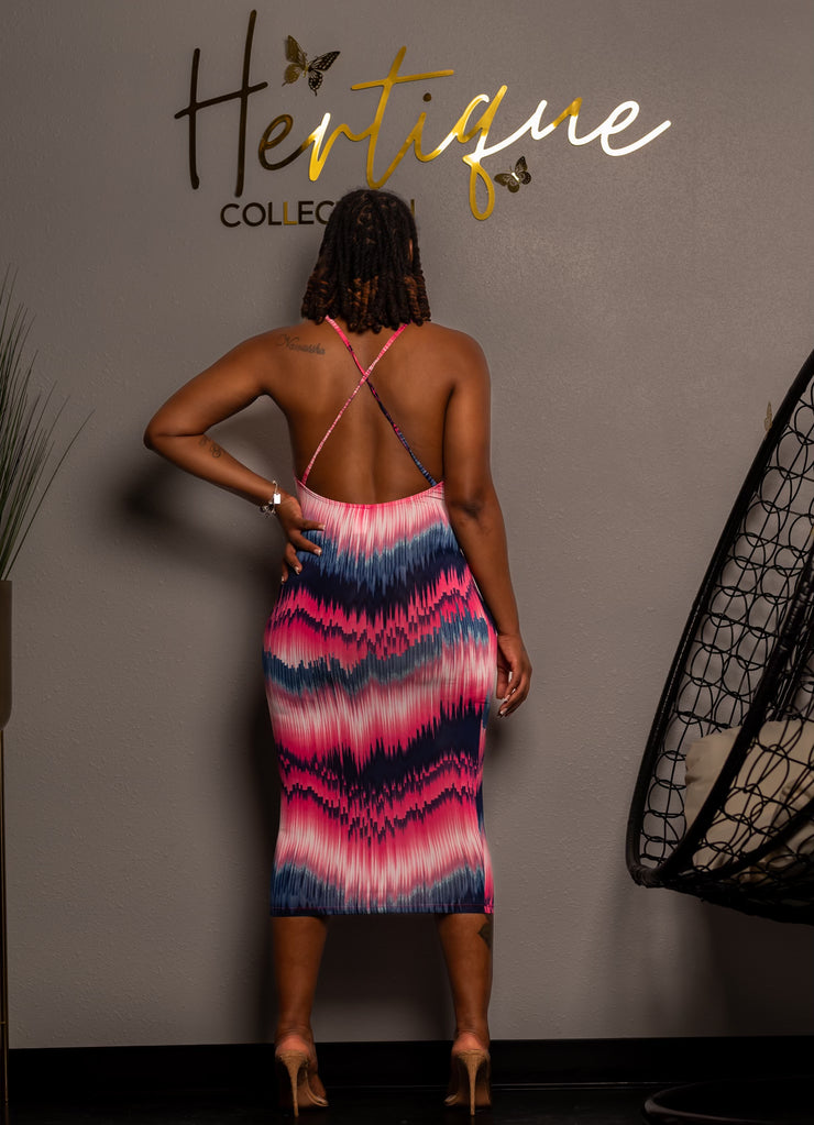 Wavy Honey Dress
