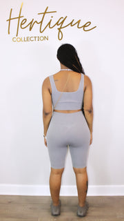 Running Errands Short Set (Grey)