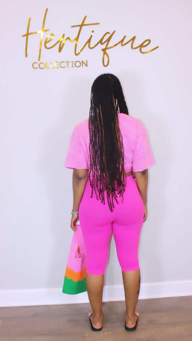 Acid Boyfriend Set (Fuchsia)